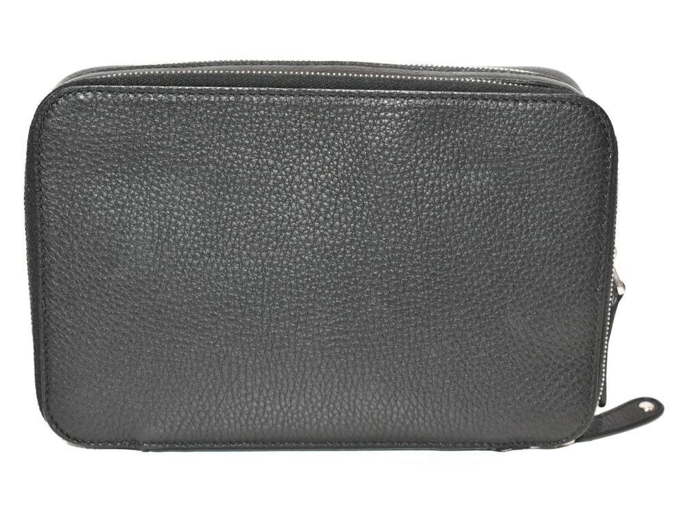 Gucci Bag Clutch Shoulder Leather Black